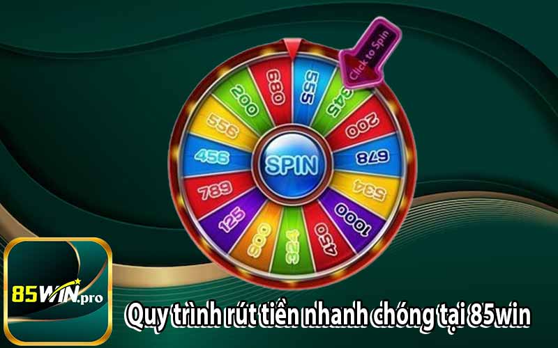 Quy trình rút tiền nhanh chóng tại 85win